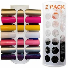 Wall Mount Plastic Bag & Vinyl Dispenser for Easy Take Out (2pk)