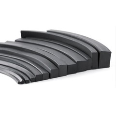 Smooth Solid Nitrile Rubber Strip Square Sheet Oil Resistant 4mm-40mm NBR Black