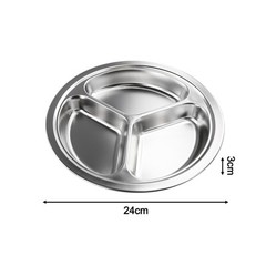 Reliable and for VERSATILE Stainless Steel Plates Perfect for Everyday Use