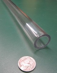 Polycarbonate Round Clear Tube / Tubing 1.00″ x .750″ (1.0″ x 3/4″)-940
