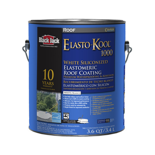 Black Jack 5530-1-20 Ultra-Roof 1000 Elastomeric Coating, White Siliconized,