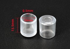 Clear Rubber Chair Ferrules AntiScratch Floor Protector Table Feet Cap Plugs End