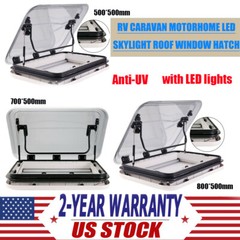 Anti-UV 3-Size Caravan RV Skylight Roof Vent Hatch 500/700/800 x 500 mm