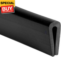 Rubber Edge Trim Black, U Channel PVC Plastic, Metal Sharp Edge Protector Fit fo