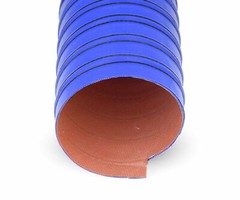60mm Silicone 2 Ply Blue Air Ducting Flexible Duct Cold & Hot Air