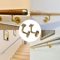 for premium Gold Balustrade Bracket for Strong and Stable Handrail Support