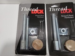 New Thread Lock Newel Post Fastener Lot Of 10 Fastener Unlimited, Inc