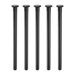 5Pcs 4″ Zipper Pins for Interior Doors, Black