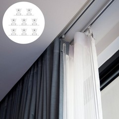 8Pcs Reusable Curtain Cord Locks with Pulley for Window Curtain Fittings