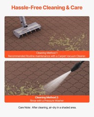 Front Door Mat, 47 x 35 in Commercial Floor Mat for Indoor and Outdoor, Modern S