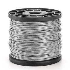 Stainless Steel Braided Wire Rope 1/16 x 500 Feet Cable