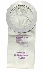 Replacement Micro Filter Vacuum Bag – 10 Quart (10 Pack)