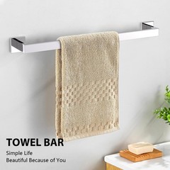 Yacvcl 5-Piece Bathroom Hardware Accessories Set 23.6 Inch Towel Bar Set Modern