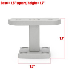 2x Stainless Steel Stairs Holder Stair Railing Modern Straight Handrail Bracket