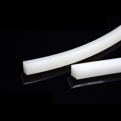 1m White Solid Square Silicone Rubber Strip Sealing Gasket 4/5/6/8/10/15/20/30mm