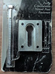KeyLock Fully Concealable Newel Post Fasteners 6283 Made in USA