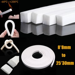 Sponge Rubber Silicone Cord Solid Square Sealing Strip Elasticity -60℃~+200℃ new