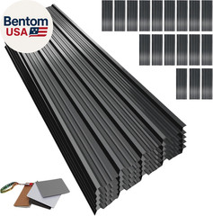 Metal Roofing Panels, L45.2×W17.72 Inch Corrugated Galvanized Steel Metal Roof P
