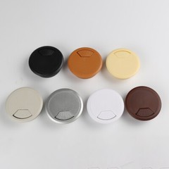 50/53/60/80mm PC Computer Desk Plastic Grommet Table Cable Tidy Wire Hole Cover