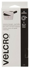 Industrial Strength Fastening Tape, Low Profile, Black, 3 Ft. x 1 In. – 91050