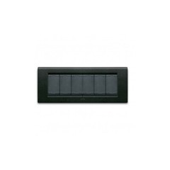 AVE 45P96GF ZAMA 45 SERIES PLATE 6 MODULES GRAPHITE DIECAST METAL