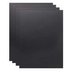 2 ABS Plastic Sheets 0.02″ Thickness 8″x12″ for Black Plastic Sheets