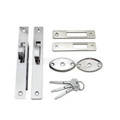1PCS Zinc Alloy Sliding Door Lock Window Locks Anti-Theft Safety Wood Gate Locks
