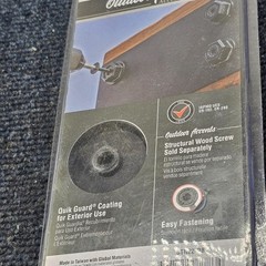 (8 PIECES) Simpson STN22-R8 Hex Washer Head Quik Guard Black Finish