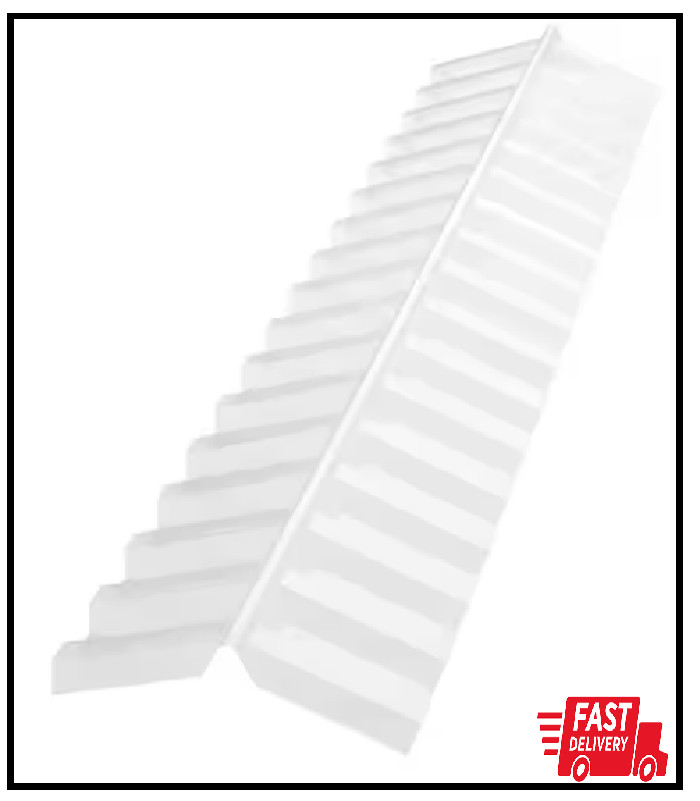4 ft. Polycarbonate Ridge Cap Flashing in Clear