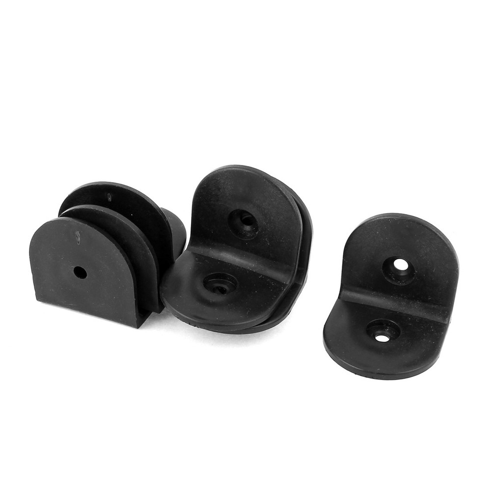 8Pack 2″x2″ Black Plastic L Shaped Right Angle Corner Brace Brackets