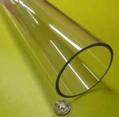 Kmac Polycarbonate Round Clear Tube/ Tubing 3.25″ OD x 3.0″ ID (3 1/4″ x 3.0″)