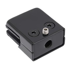 Glass Clamp Set of 8 Black 8-10mm Square For Glass Door Panel Mounting Hardware