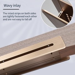 Aluminium Air Vent Grille Furniture Cabinet Metal Vent Cover Double Sided