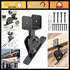Adjustable 4×4 Roof Riser Kit – Stainless Steel Angle Saddle for Patio Pergola