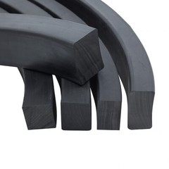 Solid Nitrile Rubber NBR Seal Strip Square Section Thick 4mm-30mm Oil Resistance