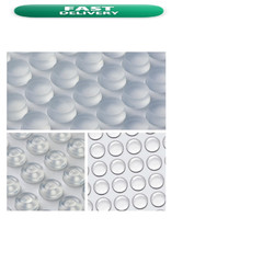Ciivii 164 Pcs Silicone Cabinet Bumpers 3 Shapes 1/2 Inch Clear Self-Adhesive