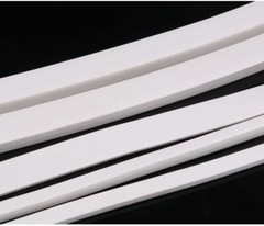White Silicone Sponge Seal Strip Square Foamed Rubber Gasket 3x20mm TO 30x30mm