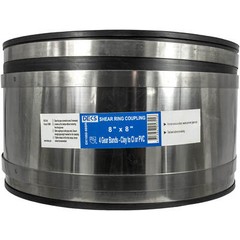 8″ x 8″ DEKS Stainless (DX1002-88SR) For Clay to Clay or Plastic