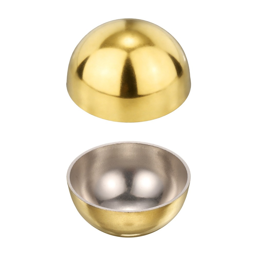 2pcs 38mm(1.5″) OD Stainless Steel Hollow Mirror Polished Hemisphere Ball