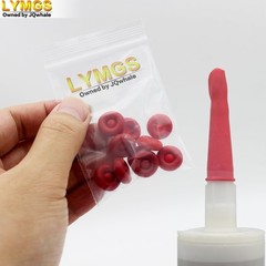 Universal Fit Caulk Tube Latex Sealing Caps, Saver Cover Sealer for Red
