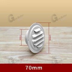 High-Quality Round Metal Air Vent Grille with Fly Screen Ventilation Duct Cover