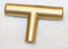 8 Pack Gold sparkle T – Cabinet Knobs 1 ¾” x 1″ – New in package