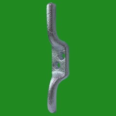 1x 103mm (4″ Inch) Galvanised Cleat Hook, Flag Pole Rope Halyard Washing Line
