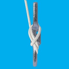 2x 125mm (5″ Inch) Galvanised Cleat Hook, Flag Pole Rope Halyard Washing Line