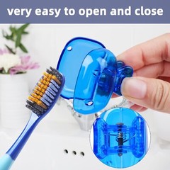 4 Pack Travel Toothbrush Head Covers Toothbrush Protector Cap Brush Pod Case Pro