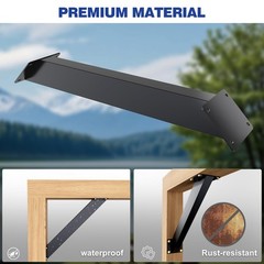 Grehitk 4Pc 45 Degree Angle Support Bracket Pergola Kit Heavy Duty Connector
