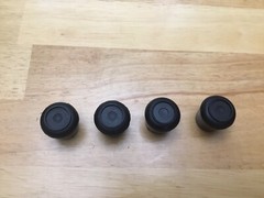 Lot Of 16x 3/4” Chair Leg Caps Feet Pads Rubber Floor Protectors Tube Pipe Steel