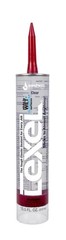 Sashco Inc 13010 2 Pack 10.5 oz. Lexel Adhesive Caulk, 2 oz., Clear