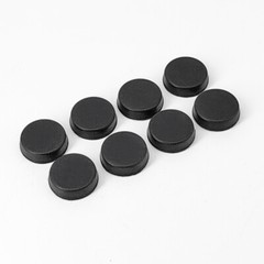 Black Round/Square Self Adhesive Rubber Feet Bumper Stops for Chopping Boards