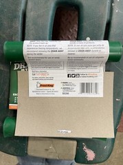 Thermwell Drain Away 8′ x 7″, Green, Flexible Manual Downspout Extender, 2 Pack